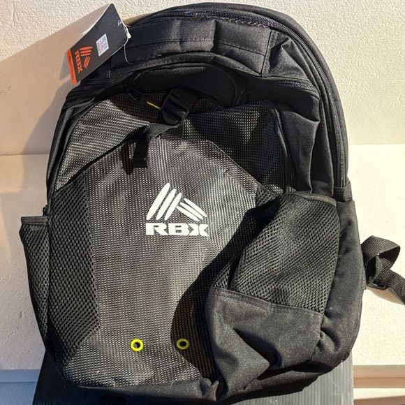 RBX Black and Gray Men's 3 zipper spaces  Backpack - Picture 1 of 11